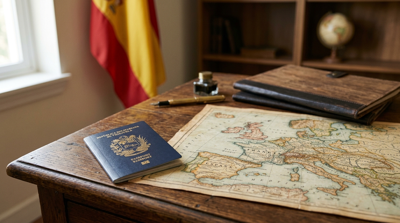 visado y residencia en españa desde venezuela